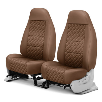 Coverking® - Diamond Stitch 1st Row Tan Custom Seat Covers