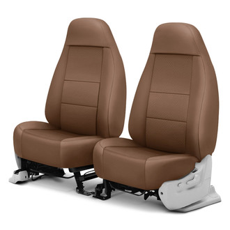 Coverking® - Perforated 1st Row Tan Custom Seat Covers