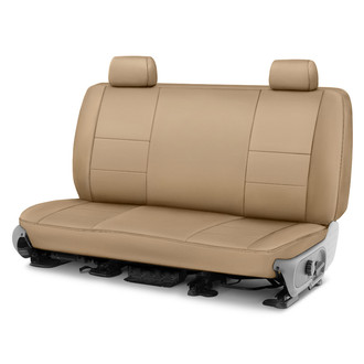 Coverking® - Premium Leatherette 1st Row Cashmere Custom Seat Covers
