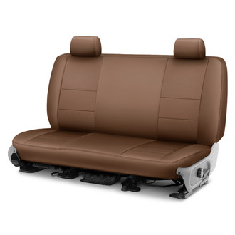 Coverking® - Perforated 1st Row Tan Custom Seat Covers