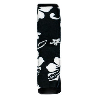 Coverking® - Designer Velour Hawaiian Black Seat Belt Cushion