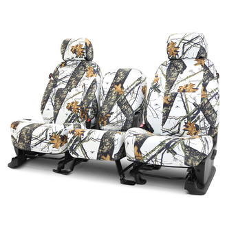 Coverking® - Mossy Oak™ 1st Row Camo Break Up Winter Print Custom Seat Covers