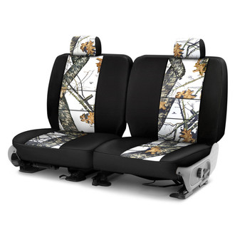 Coverking® - Mossy Oak™ 3rd Row Camo Break Up Winter Print Custom Seat Covers