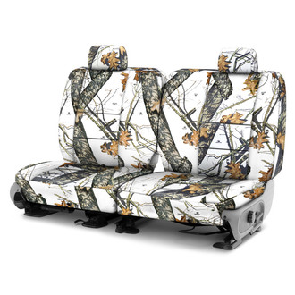 Coverking® - Mossy Oak™ 3rd Row Camo Break Up Winter Print Custom Seat Covers
