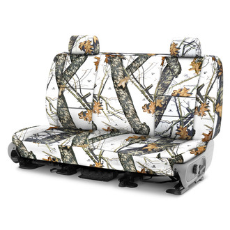 Coverking® - Mossy Oak™ 1st Row Camo Break Up Winter Print Custom Seat Covers