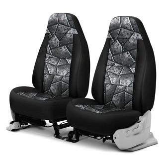Coverking® - Neosupreme 1st Row Black & Armor Custom Seat Covers