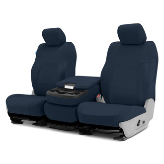 Coverking® - Polycotton Drill 2nd Row Navy Blue Custom Seat Covers