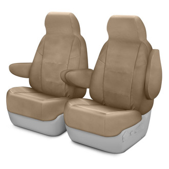 Coverking® - Polycotton Drill 1st Row Cashmere Custom Seat Covers
