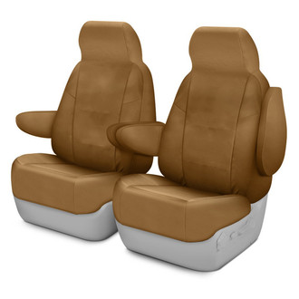 Coverking® - Polycotton Drill 1st Row Tan Custom Seat Covers