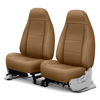 Coverking® - Polycotton Drill 1st Row Tan Custom Seat Covers
