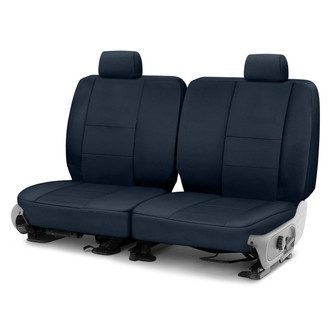 Coverking® - Polycotton Drill 3rd Row Navy Blue Custom Seat Covers