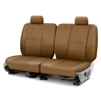Coverking® - Polycotton Drill 3rd Row Tan Custom Seat Covers