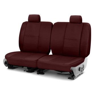 Coverking® - Polycotton Drill 3rd Row Wine Custom Seat Covers