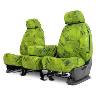 Coverking® - Realtree Fishing™ 2nd Row Camo Green Custom Seat Covers