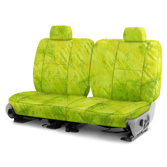 Coverking® - Realtree Fishing™ 3rd Row Camo Light Lime Custom Seat Covers