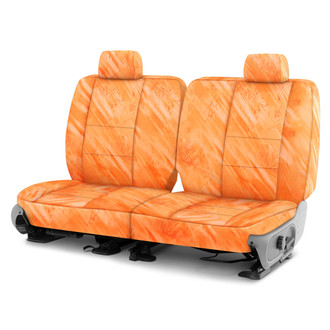Coverking® - Realtree Fishing™ 3rd Row Camo Orange Custom Seat Covers