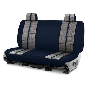 Coverking® - Saddle Blanket 3rd Row Dark Blue Custom Seat Covers