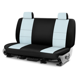 Coverking® - Designer Printed Neosupreme Overlapping Shell 3rd Row Shell Sky Custom Seat Covers