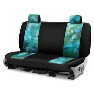 Coverking® - Designer Printed Neosupreme Nature Nebula 3rd Row Aquatic Custom Seat Covers