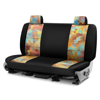 Coverking® - Designer Printed Neosupreme Nature Nebula 3rd Row Painted Custom Seat Covers