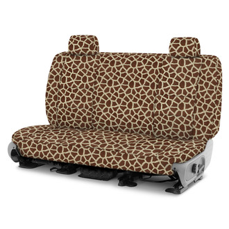 Coverking® - Designer Printed Neosupreme Animal Printed 3rd Row Giraffe Custom Seat Covers