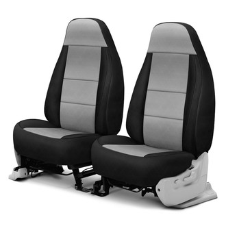 Coverking® - Spacer Mesh 1st Row Black & Gray Custom Seat Covers