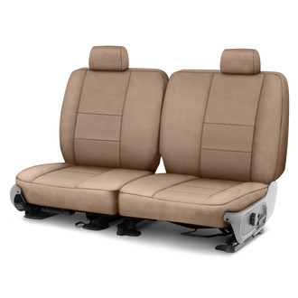 Coverking® - Suede 3rd Row Beige Custom Seat Covers