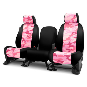 Coverking® - Traditional 2nd Row Camo Pink Custom Seat Covers