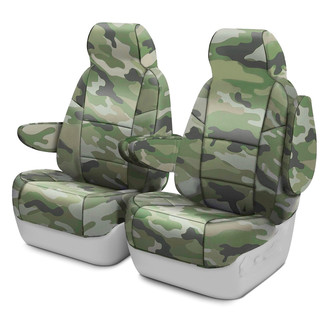 Coverking® - Traditional 1st Row Camo Jungle Custom Seat Covers