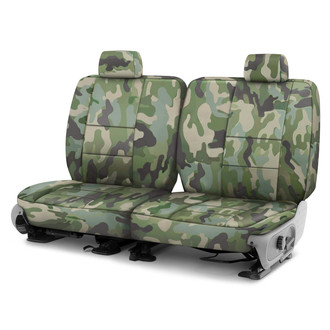 Coverking® - Traditional 3rd Row Camo Jungle Custom Seat Covers
