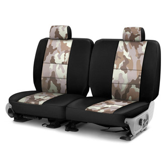 Coverking® - Traditional 3rd Row Camo Sand Custom Seat Covers