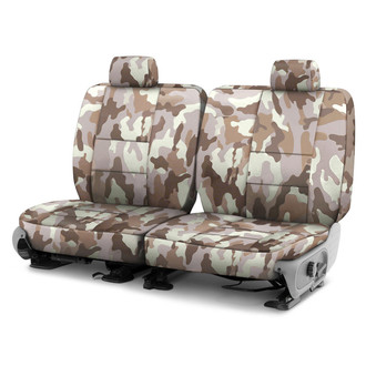 Coverking® - Traditional 3rd Row Camo Sand Custom Seat Covers