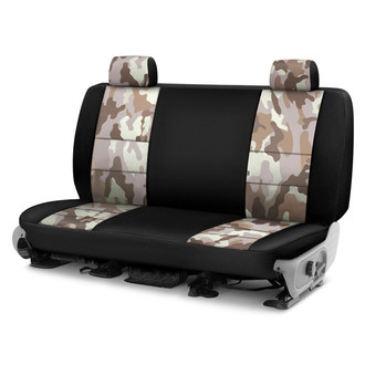 Coverking® - Traditional 1st Row Camo Sand Custom Seat Covers
