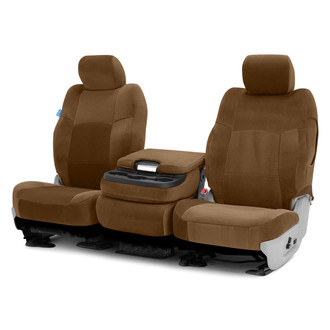 Coverking® - Velour 2nd Row Brown Custom Seat Covers