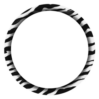 Coverking® - Designer Velour Zebra Steering Wheel Cover