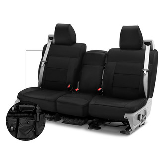 Coverking® - Cordura Ballistic 1st Row Black Tactical Custom Seat Covers
