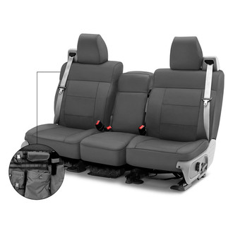 Coverking® - Cordura Ballistic 1st Row Charcoal Tactical Custom Seat Covers