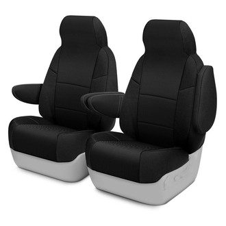 Coverking® - Spacer Mesh 1st Row Black Custom Seat Covers