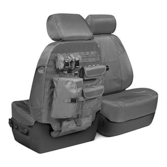 Coverking® - Cordura Ballistic 1st Row Charcoal Tactical Custom Seat Covers