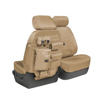 Coverking® - Cordura Ballistic 1st Row Cashmere Tactical Custom Seat Covers