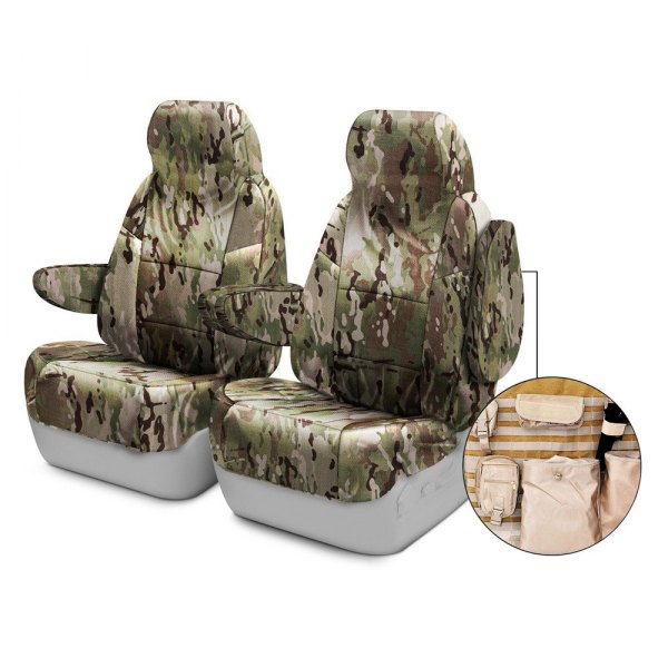 Coverking® - Multicam™ 1st Row Tactical Camo Classic Custom Seat Covers