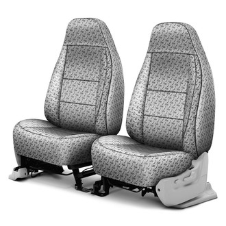 Coverking® - Designer Printed Neosupreme Designer Printed Neosupreme 1st Row Chrome Diamond Custom Seat Covers