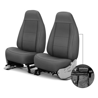 Coverking® - Cordura Ballistic 1st Row Charcoal Tactical Custom Seat Covers