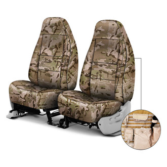 Coverking® - Multicam™ 1st Row Tactical Camo Arid Custom Seat Covers