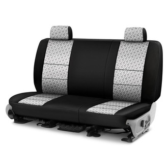 Coverking® - Designer Printed Neosupreme Designer Printed Neosupreme 1st Row Chrome Diamond Custom Seat Covers