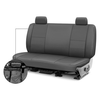 Coverking® - Cordura Ballistic 1st Row Charcoal Tactical Custom Seat Covers