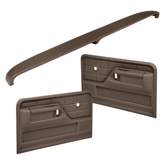 Coverlay® - Dark Brown Dash Cover and Door Panels Combo Kit