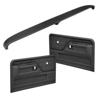 Coverlay® - Dark Gray Dash Cover and Door Panels Combo Kit