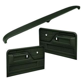 Coverlay® - Green Dash Cover and Door Panels Combo Kit