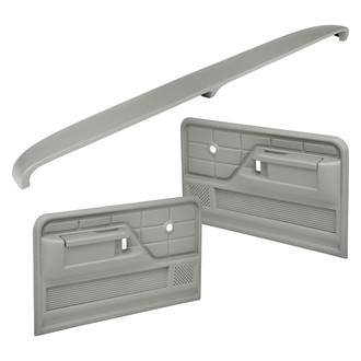 Coverlay® - Light Gray Dash Cover and Door Panels Combo Kit